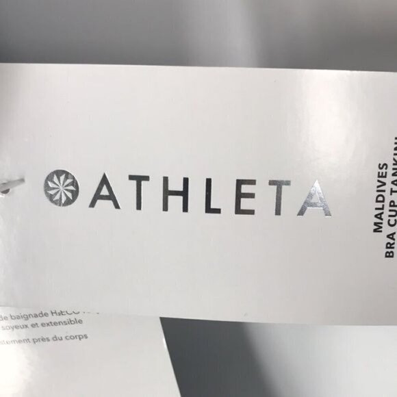 Athleta Maldives Bra Cup Tankini Size 32 B/C New - Picture 3 of 12